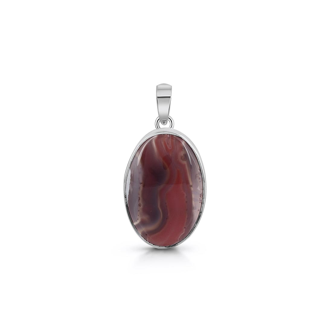 Botswana Agate Pendant-(RBA-P-7.)